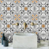 Retro Kitchen Tile Stickers, Antique Mirror Tile Stickers, Vintage Tile Transfers, Vintage Pattern Tile Stickers Decorative Wall Decals, Peel And Stick Wall Decals, Floral Wall Decals, Wall Stickers For Bedroom, Wall Art Decor Stickers, Custom Wall Decal Stickers, Custom Wall Vinyl, Wall Stickers Decor, Floral Wall Stickers, Bedroom Sticker Wall
