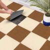 Beige Texture Tile Sticker | Peel and Stick Bathroom Kitchen, Wall Backsplash Tile Decals | Antiskid Floor Tile Stickers with FREE SHIPPING!