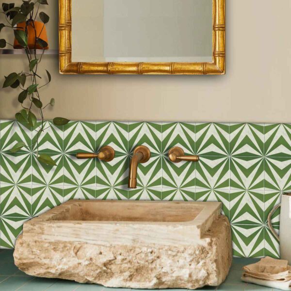 Hand Crafted Tile Vinyl Decals