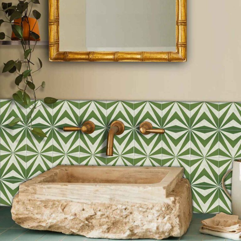 Hand Crafted Tile Vinyl Decals