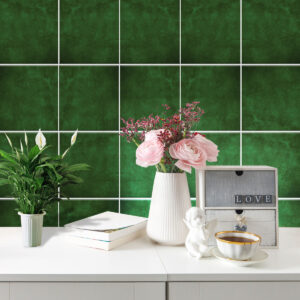 Textured Peel & Stick Floor Tile Stickers | Waterproof, Removable Kitchen Bathroom Wall Backsplash Tile Stickers