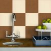 Beige Texture Tile Sticker | Peel and Stick Bathroom Kitchen, Wall Backsplash Tile Decals | Antiskid Floor Tile Stickers with FREE SHIPPING!
