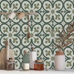 Floor Decals | Kitchen & Bathroom Backsplash Tile Decals | Peel and Stick Wall Tile Stickers