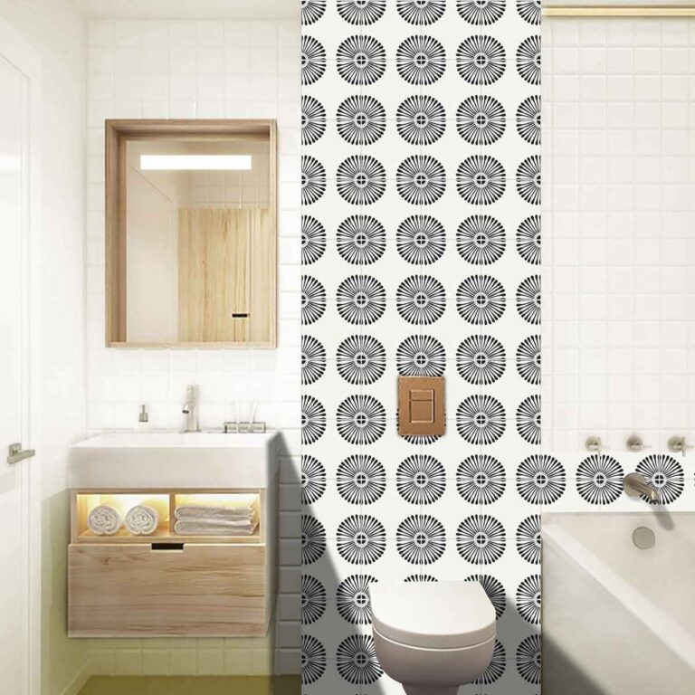 Kitchen, Bathroom Wall Backsplash Tile Decals | Waterproof and Removable Tile Decals
