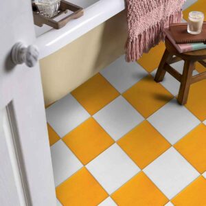 Peel and Stick Tile Stickers | Antiskid Floor Tile Vinyl | Kitchen Backsplash Bathroom Wall Tile Stickers