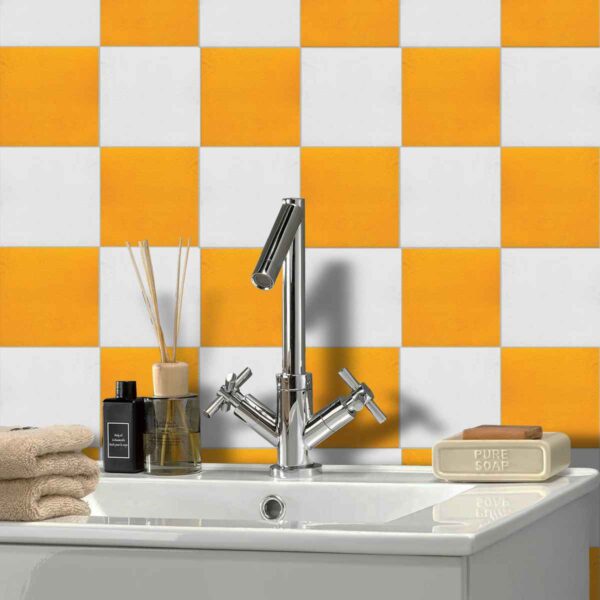 Peel and Stick Tile Stickers | Antiskid Floor Tile Vinyl | Kitchen Backsplash Bathroom Wall Tile Stickers