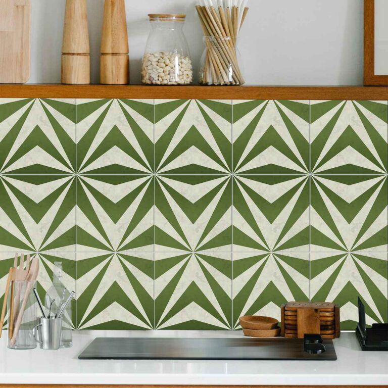 Hand Crafted Tile Vinyl Decals