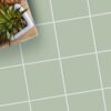 Green Floor Tile Stickers | Kitchen, Wall, Bathroom, Tile Decals| Antiskid Floor Tile Stickers | Removable | FREE DELIVERY!