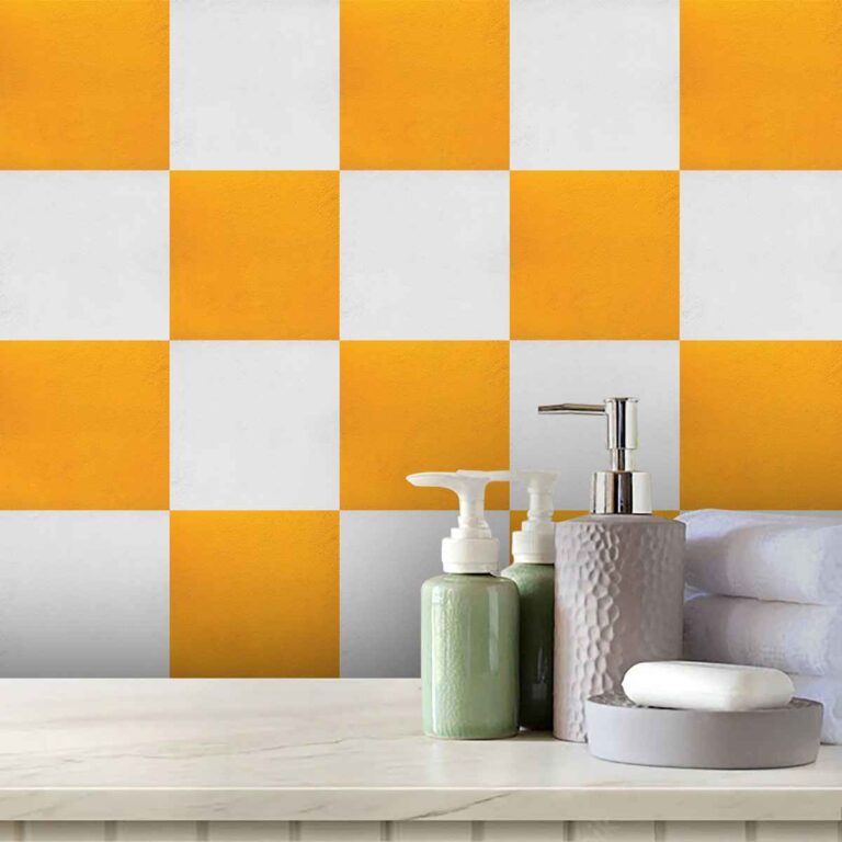 Peel and Stick Tile Stickers | Antiskid Floor Tile Vinyl | Kitchen Backsplash Bathroom Wall Tile Stickers
