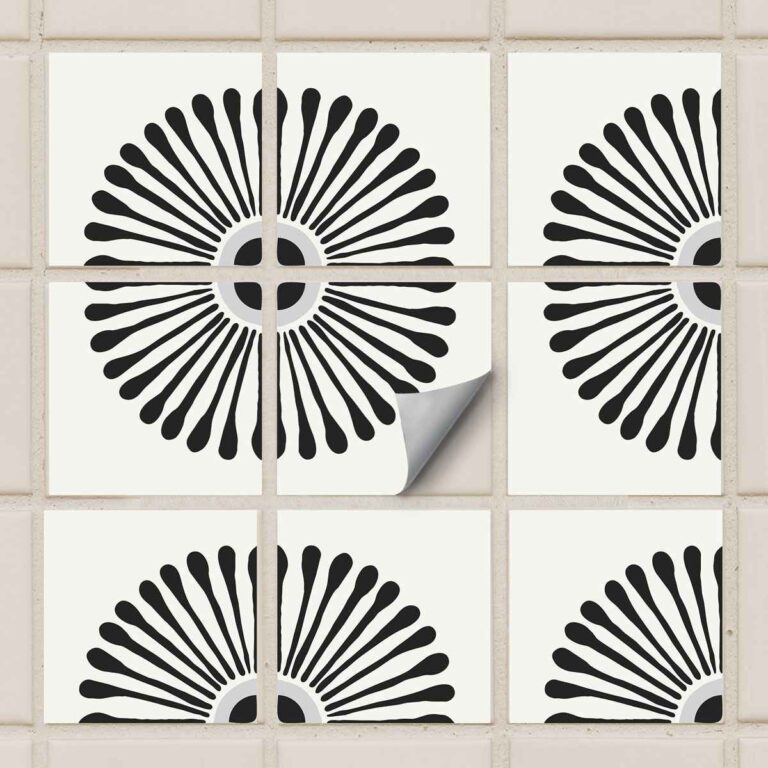 Kitchen, Bathroom Wall Backsplash Tile Decals | Waterproof and Removable Tile Decals