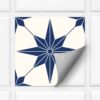 Buy Vinyl Floor Tiles Vinyl | Waterproof Blue Star Tile Stickers decal