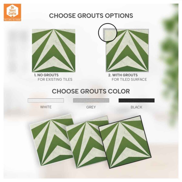 Hand Crafted Tile Vinyl Decals