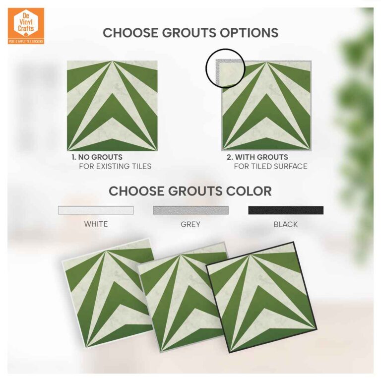 Hand Crafted Tile Vinyl Decals