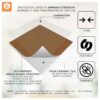 Beige Texture Tile Sticker | Peel and Stick Bathroom Kitchen, Wall Backsplash Tile Decals | Antiskid Floor Tile Stickers with FREE SHIPPING!