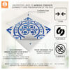 removable backsplash stickers, bleucoin tile decals, grey bathroom tile stickers, 14.5 cm tile stickers, 4x4 kitchen tile decals, backsplash vinyl stickers, simplinstall, 6x6 tile stickers, bathroom door stickers, peel and stick backsplashes
