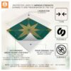 Kitchen Bathroom Wall Tile Vinyl Decals | Water Proof, Removable | Antiskid Floor Tile Decals