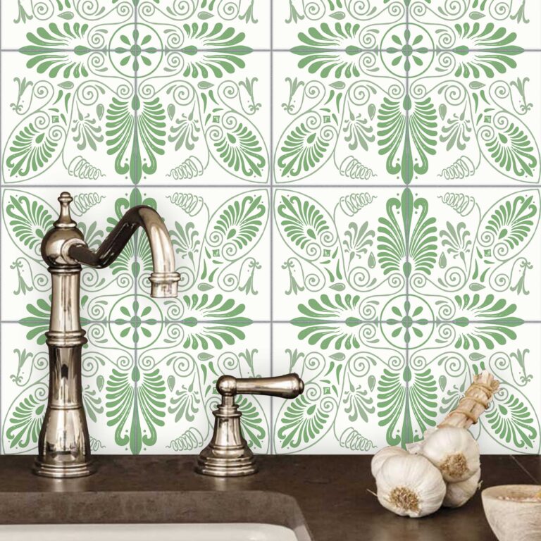 Green Backsplash For Bathroom, Modern Wall Art For Living Room, Trendy Wall Art, Backsplash With Green
