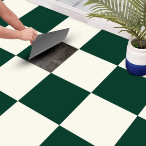 Checkered Vinyl Sheet, Checkerboard Vinyl Tile, Luxury Vinyl Tile Checkerboard, Peel And Stick Floor Tile Checkerboard, Checkerboard Vinyl Floor Tiles