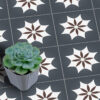 Black And White Tile Stickers, Black And White Tile Vinyl, Stickable Floor Tiles, Stick And Peel Wall Tiles, Modern Vinyl Tile, Modern Peel And Stick Floor Tile, Bathroom Modern Peel And Stick Floor Tile