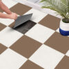 Checkered Vinyl Sheet, Checkerboard Vinyl Tile, Luxury Vinyl Tile Checkerboard, Peel And Stick Floor Tile Checkerboard, Checkerboard Vinyl Floor Tiles