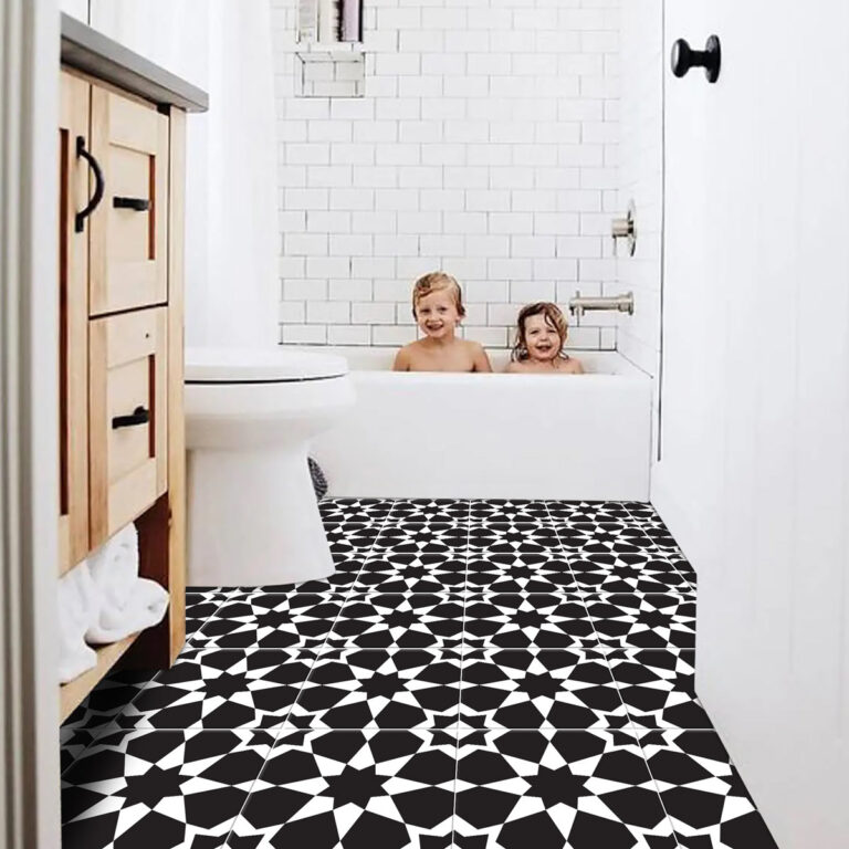 Easy DIY Vinyl Stickers, black and white peel and stick backsplash decals. Self-adhesive vinyl stickers USA, black and white tile stickers,black and white tile vinyl flooring, black and white adhesive floor tiles, luxury vinyl tile black and white, black and white self adhesive floor tiles