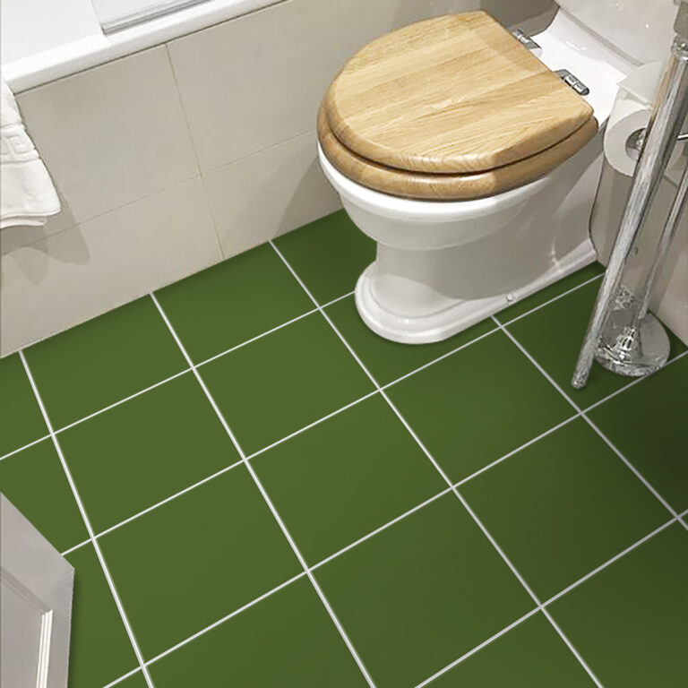 Solid Olive Tile Stickers, Green Tile Vinyl, Green Backsplash, Lowes Vinyl Tile Flooring, Peel And Stick Floor Tiles, Vinyl Tile Flooring, Sticky Floor Tiles