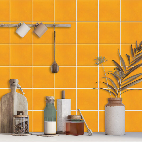 Yellow Backsplash Kitchen, Kitchen Backsplash Yellow, Yellow Backsplash Tile, Backsplash Tile Yellow, Backsplash Yellow, Yellow Backsplash Tile For Kitchen, Yellow Peel And Stick Tiles, Yellow Kitchen Backsplash Tile
