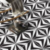 Geometric Vinyl Floor Tiles, Luxury Vinyl Tile Geometric, Geometric Tile Decals, Geometric Vinyl Tiles, Peel And Stick Vinyl Tile, White Peel And Stick Floor Tile, White Tile Vinyl