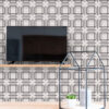 Geometric Vinyl Floor Tiles, Luxury Vinyl Tile Geometric, Geometric Tile Decals, Geometric Vinyl Tiles