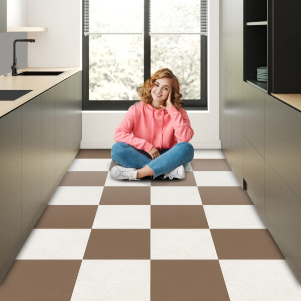 Checkered Vinyl Sheet, Checkerboard Vinyl Tile, Luxury Vinyl Tile Checkerboard, Peel And Stick Floor Tile Checkerboard, Checkerboard Vinyl Floor Tiles