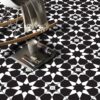 Easy DIY Vinyl Stickers, black and white peel and stick backsplash decals. Self-adhesive vinyl stickers USA, black and white tile stickers,black and white tile vinyl flooring, black and white adhesive floor tiles, luxury vinyl tile black and white, black and white self adhesive floor tiles