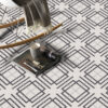 Geometric Vinyl Floor Tiles, Luxury Vinyl Tile Geometric, Geometric Tile Decals, Geometric Vinyl Tiles