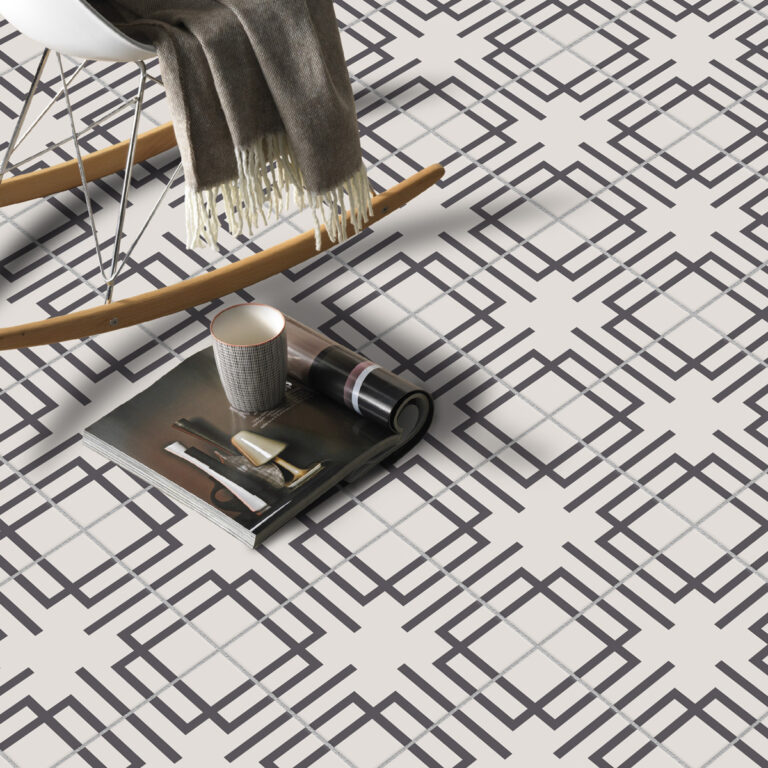 Geometric Vinyl Floor Tiles, Luxury Vinyl Tile Geometric, Geometric Tile Decals, Geometric Vinyl Tiles