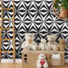 Geometric Vinyl Floor Tiles, Luxury Vinyl Tile Geometric, Geometric Tile Decals, Geometric Vinyl Tiles, Peel And Stick Vinyl Tile, White Peel And Stick Floor Tile, White Tile Vinyl