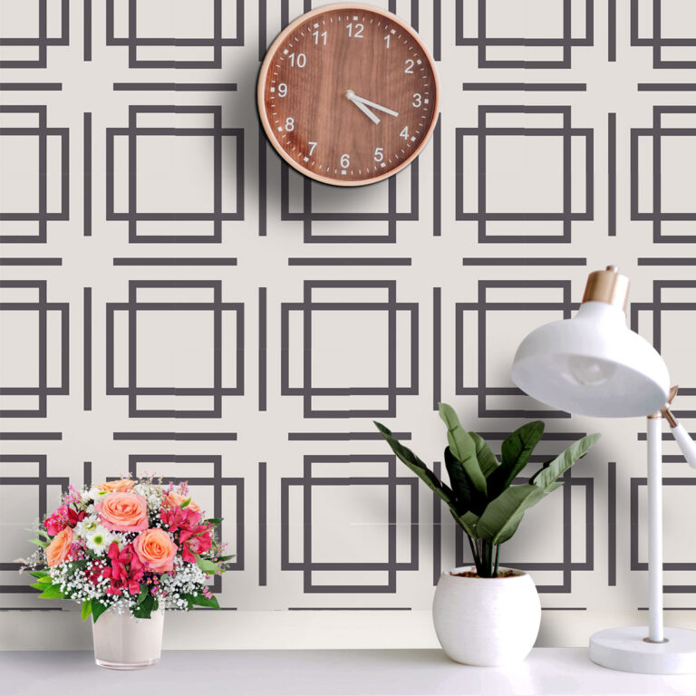 Geometric Vinyl Floor Tiles, Luxury Vinyl Tile Geometric, Geometric Tile Decals, Geometric Vinyl Tiles