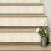 Luxury Vinyl Tile Flooring, Gold Stick-on vinyl tiles