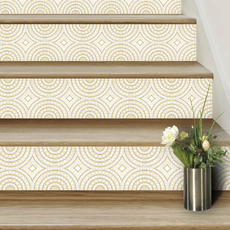 Luxury Vinyl Tile Flooring, Gold Stick-on vinyl tiles