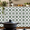 Moroccan Tile Decals, Moroccan Style Tile Stickers, Moroccan Tile Sticker, Moroccan Wall Tile Stickers, Tile Stickers Retro, Tile Stickers To Cover Old Tiles, Vintage Tile Decals, Vintage Tile Transfers, Vintage Pattern Tile Stickers
