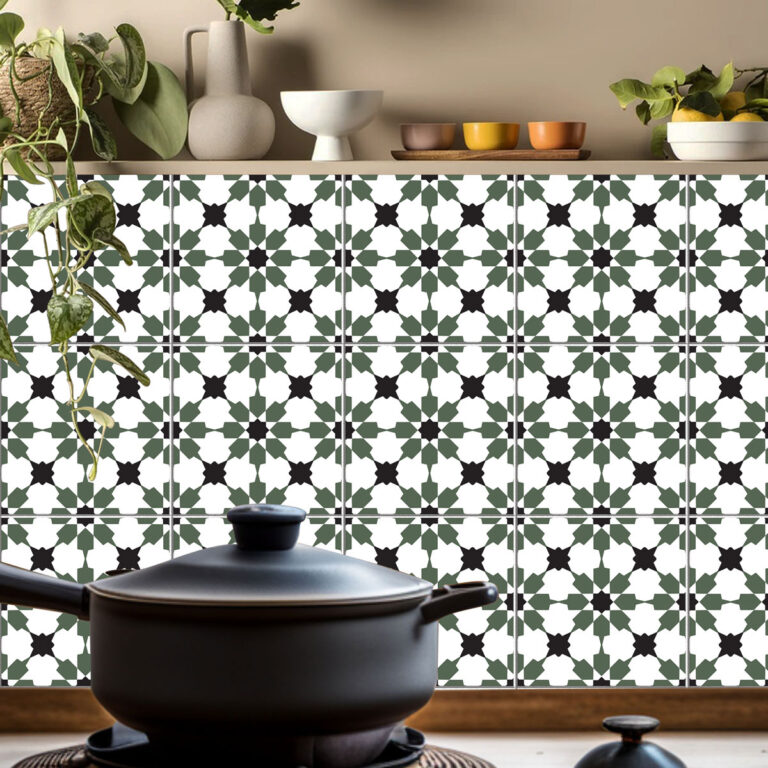 Moroccan Tile Decals, Moroccan Style Tile Stickers, Moroccan Tile Sticker, Moroccan Wall Tile Stickers, Tile Stickers Retro, Tile Stickers To Cover Old Tiles, Vintage Tile Decals, Vintage Tile Transfers, Vintage Pattern Tile Stickers