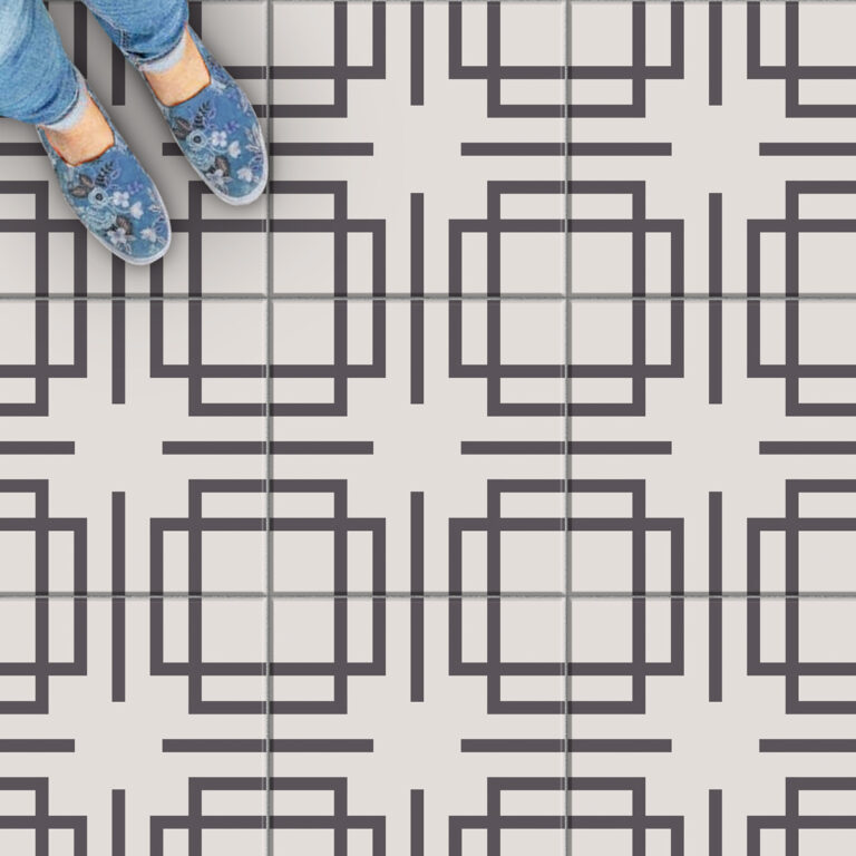 Geometric Vinyl Floor Tiles, Luxury Vinyl Tile Geometric, Geometric Tile Decals, Geometric Vinyl Tiles