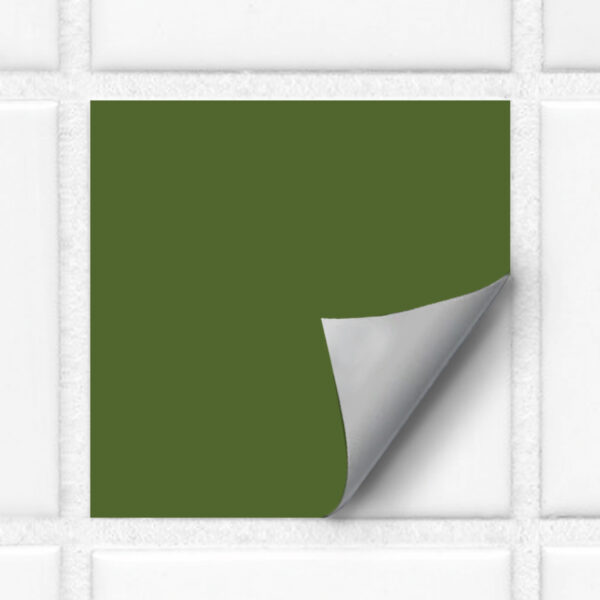 Solid Olive Tile Stickers, Green Tile Vinyl, Green Backsplash, Lowes Vinyl Tile Flooring, Peel And Stick Floor Tiles, Vinyl Tile Flooring, Sticky Floor Tiles