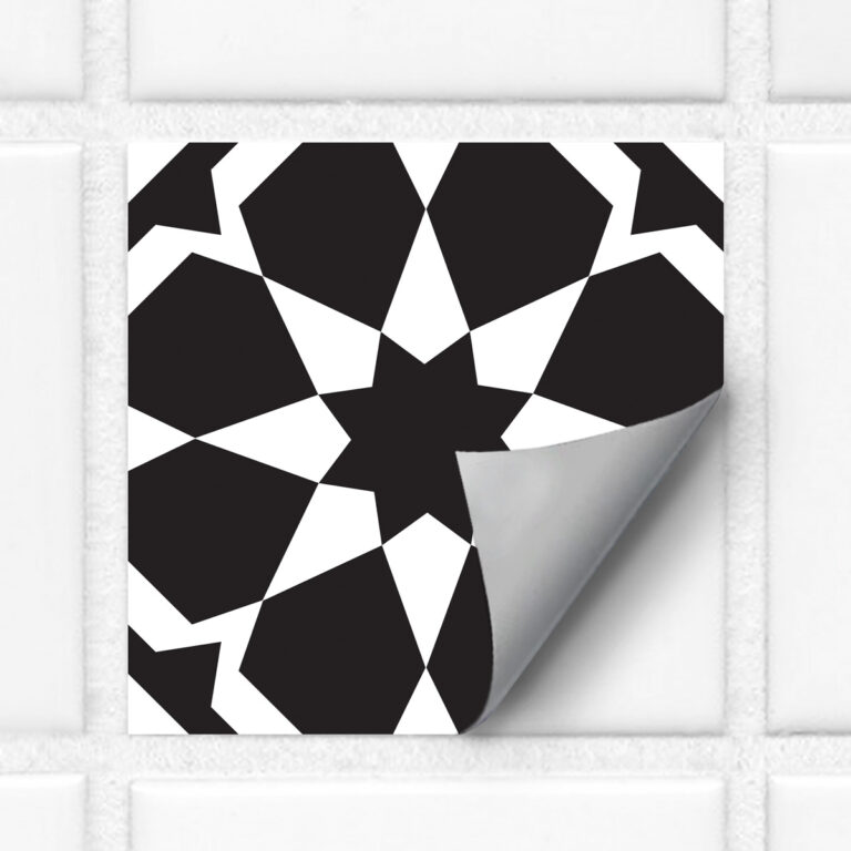 Easy DIY Vinyl Stickers, black and white peel and stick backsplash decals. Self-adhesive vinyl stickers USA, black and white tile stickers,black and white tile vinyl flooring, black and white adhesive floor tiles, luxury vinyl tile black and white, black and white self adhesive floor tiles