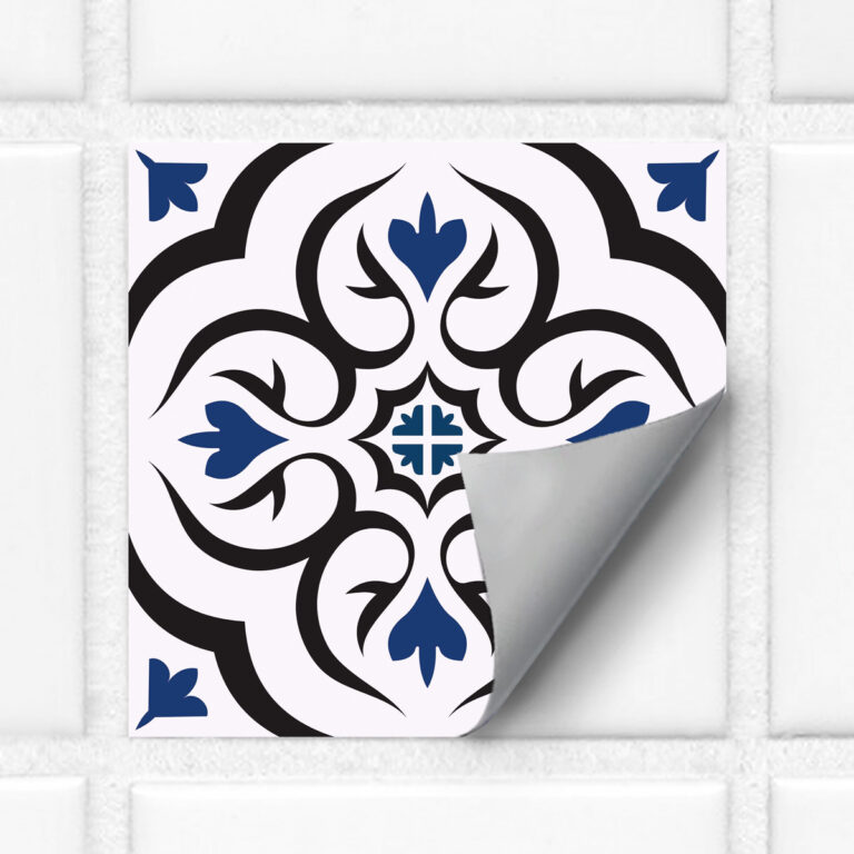 Blue Peel and Stick Tiles, Peel and Stick Tile Backsplash, Removable Tile Stickers, Self-Adhesive Wall Tiles, Vinyl Tile Decals for Kitchen, Decorative Tile Decals, Easy Install Wall Tiles, Temporary Kitchen Backsplash Tiles, Classic Blue Wall Stickers
