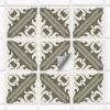 Peel and Stick Olive Floral Tile Sticker Bathroom, Peel and Stick Shower Tile, Bathroom Tiles, Floor Decals, Adhesive Floor Vinyl Tiles, Self Stick Vinyl Flooring USA
