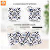 Blue Peel and Stick Tiles, Peel and Stick Tile Backsplash, Removable Tile Stickers, Self-Adhesive Wall Tiles, Vinyl Tile Decals for Kitchen, Decorative Tile Decals, Easy Install Wall Tiles, Temporary Kitchen Backsplash Tiles, Classic Blue Wall Stickers