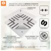 Geometric Vinyl Floor Tiles, Luxury Vinyl Tile Geometric, Geometric Tile Decals, Geometric Vinyl Tiles