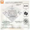 Peel And Stick Shower Tile, Peel And Stick Vinyl Tile, White Peel And Stick Floor Tile, White Tile Vinyl, White Vinyl Floor Tile, White Tile Vinyl Flooring