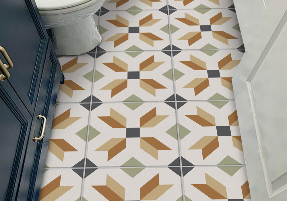 05_ARTPAT1194_New-Design_Floor_2 Peel and Stick Tiles, Peel and Stick Tile Backsplash, Removable Tile Stickers, Self-Adhesive Wall Tiles, Vinyl Tile Decals for Kitchen, Decorative Tile Decals, Easy Install Wall Tiles, Temporary Kitchen Backsplash Tiles